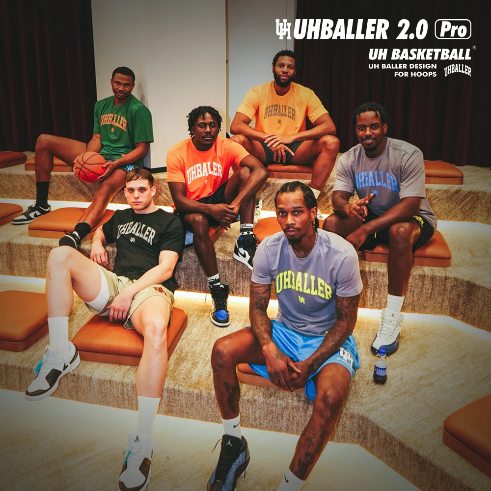 UH BALLER2.0PRO长袖篮球美式投篮服印花圆领运动复古速干透气