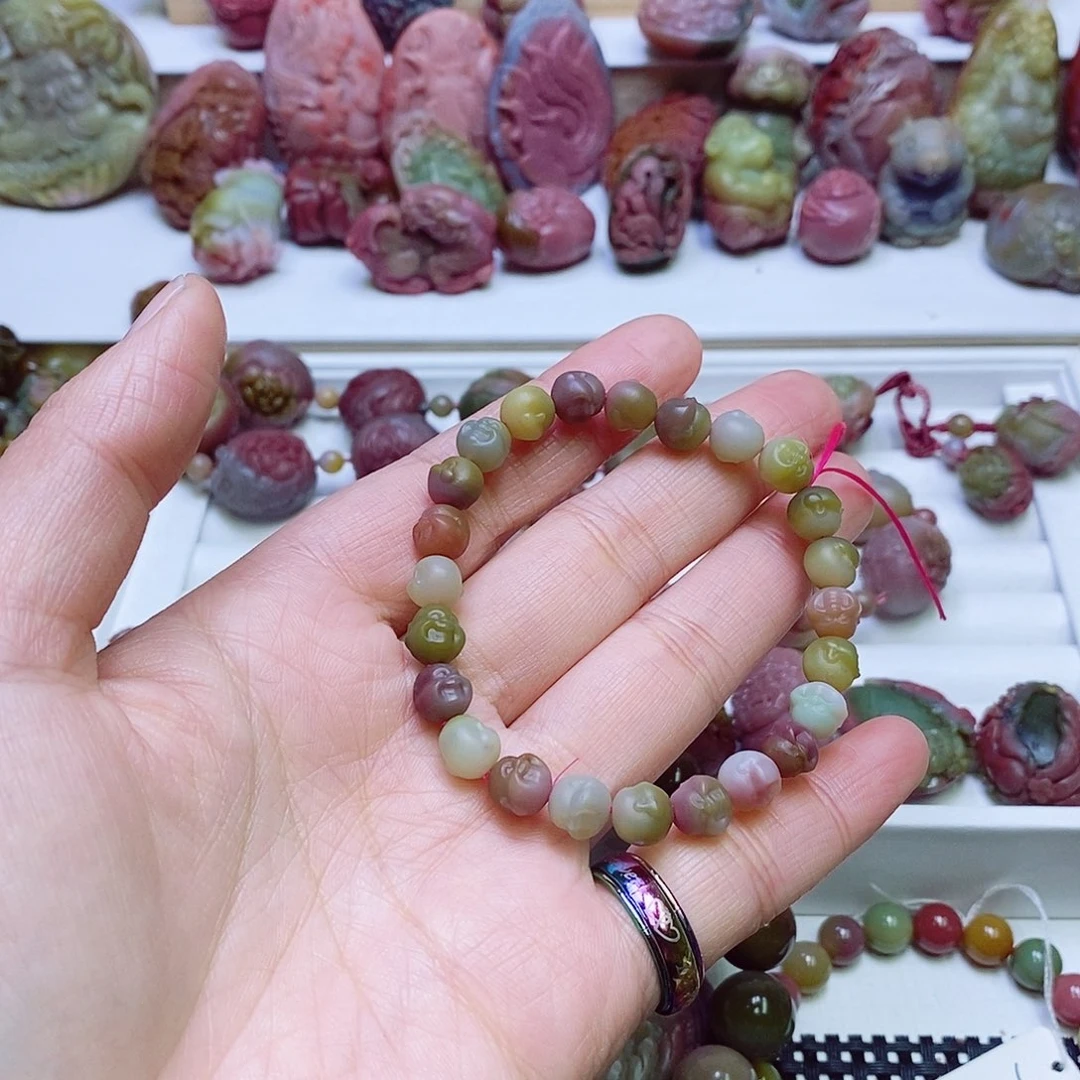 玛瑙/玉髓盐源玛瑙手链未镶嵌