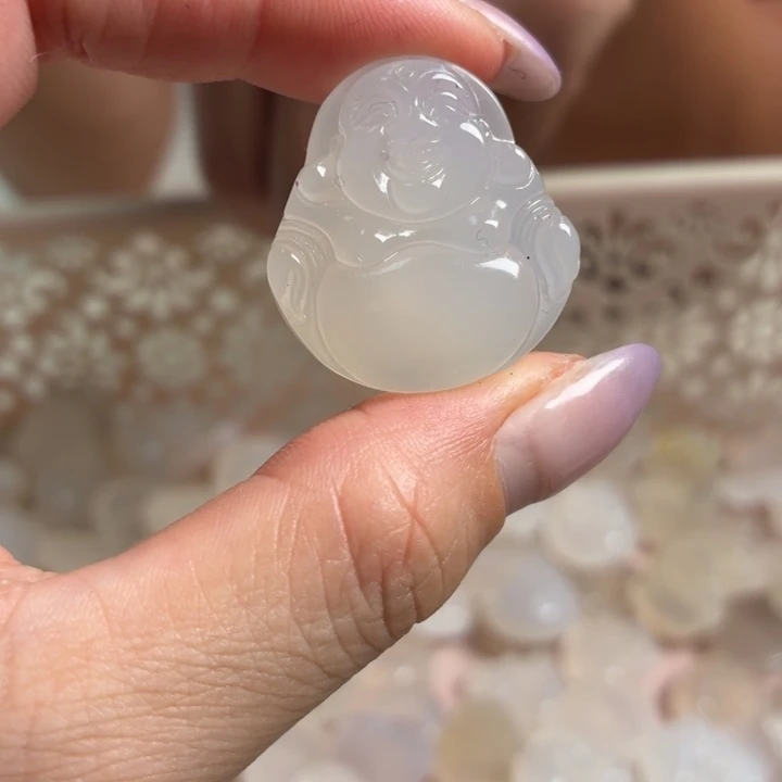 玛瑙/玉髓未镶嵌吊坠(不含链)