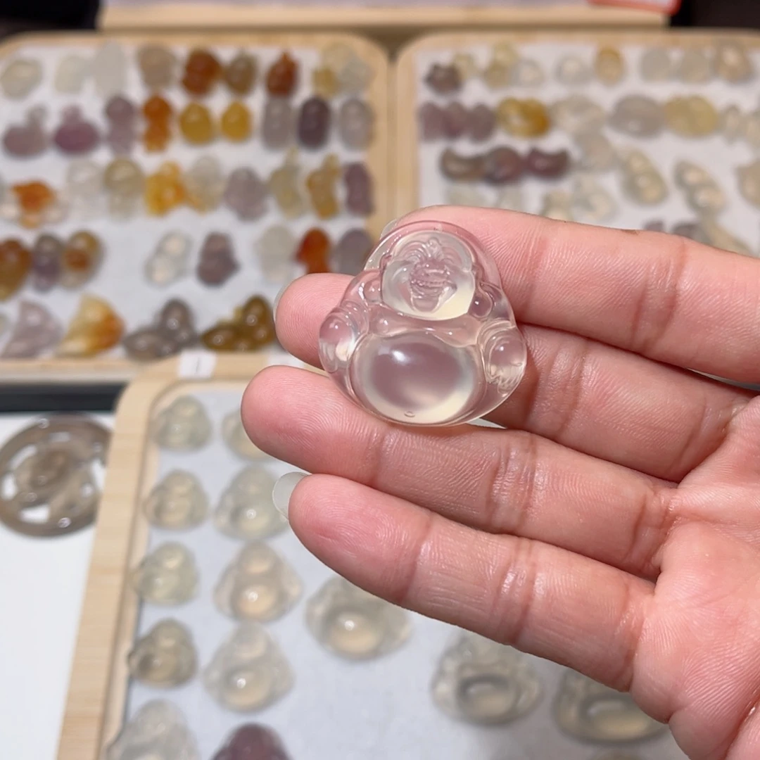 玛瑙/玉髓颈饰合金一*