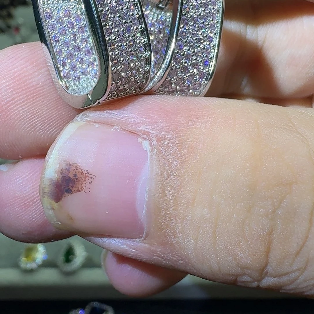 水晶戒指银S925镶嵌