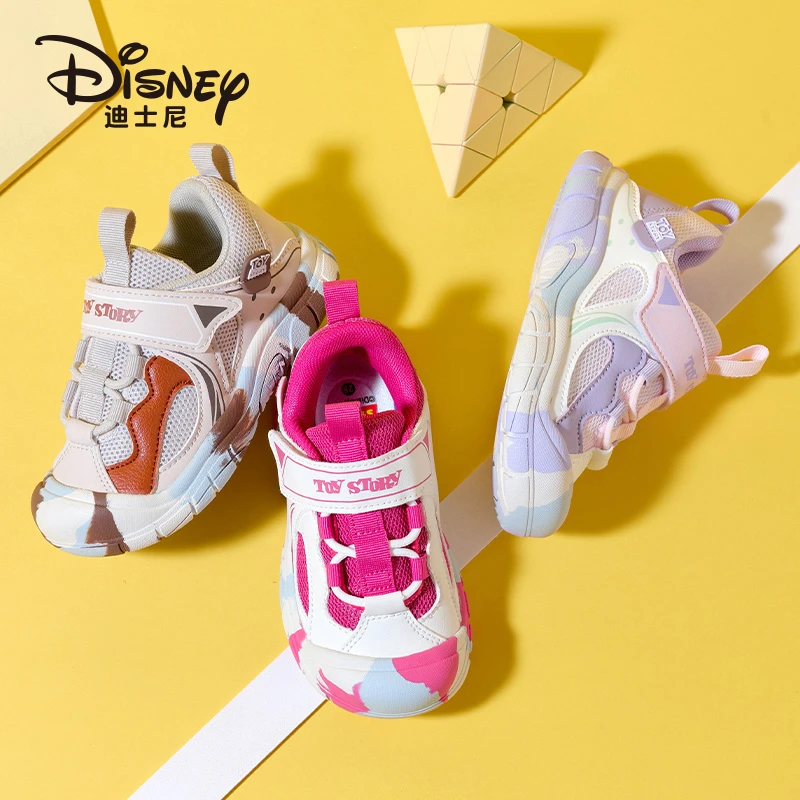 Disney/迪士尼2025四季新款运动鞋单网透气女童耐磨防滑运动男童