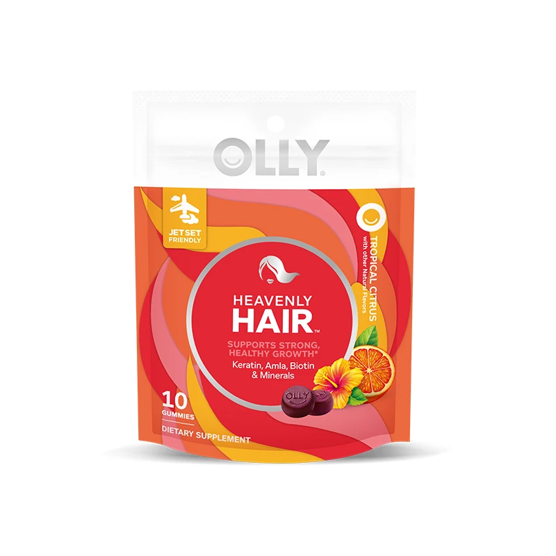 【星品尝鲜装】OLLY发膜软糖高倍生物素角蛋白双重精粹光泽营养10粒