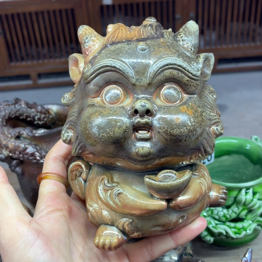 陶园柴烧精品高货529风华了摆件