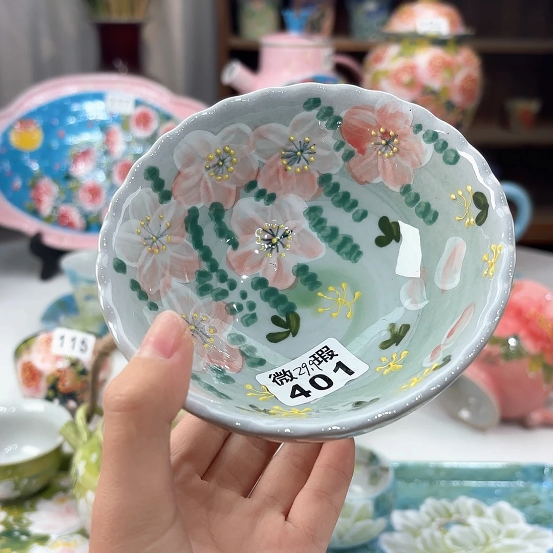 景德镇手绘高温釉下彩陶瓷茶具