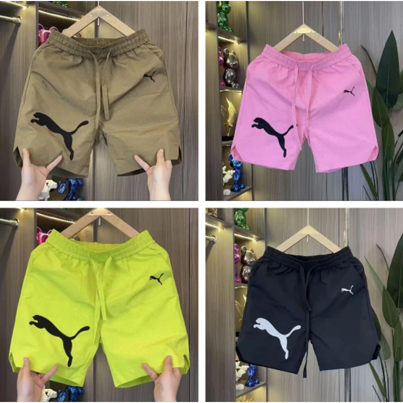 夏季新款男士潮流五分裤速干裤休闲薄款运动沙滩裤短裤运动裤透气