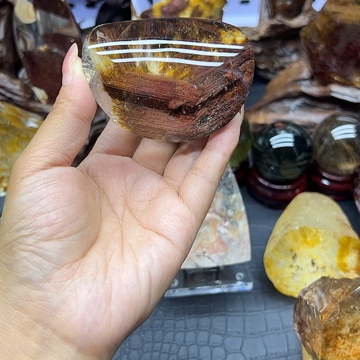 水晶未镶嵌珠宝半成品