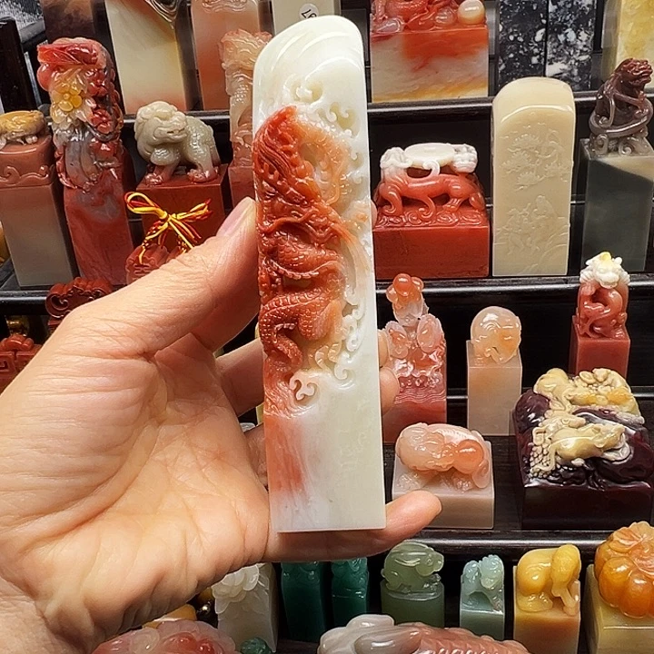 印石寿山石寿山石手工雕刻