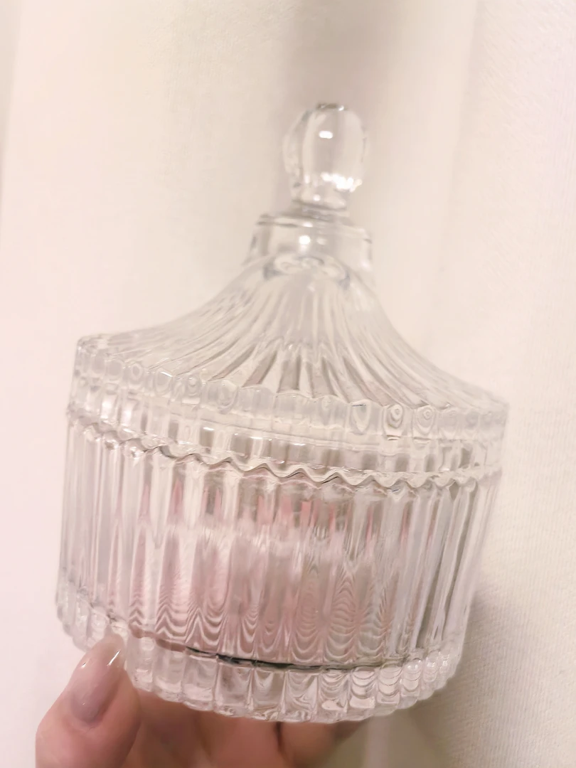 天然消磁石净化碗套装水晶碎石原石首饰盒透明