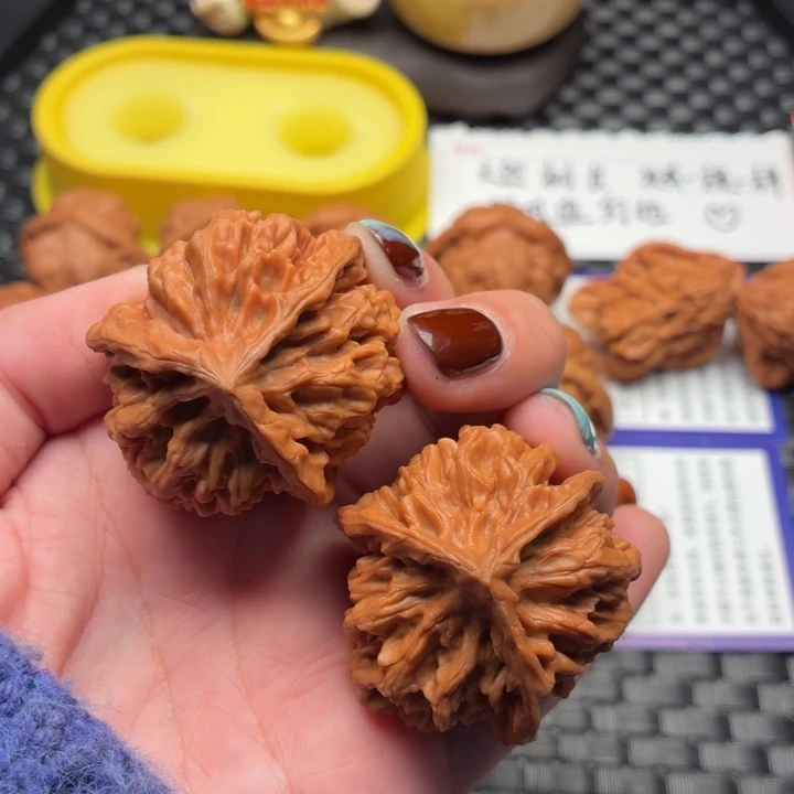 吊坠文玩核桃40尺全品三棱