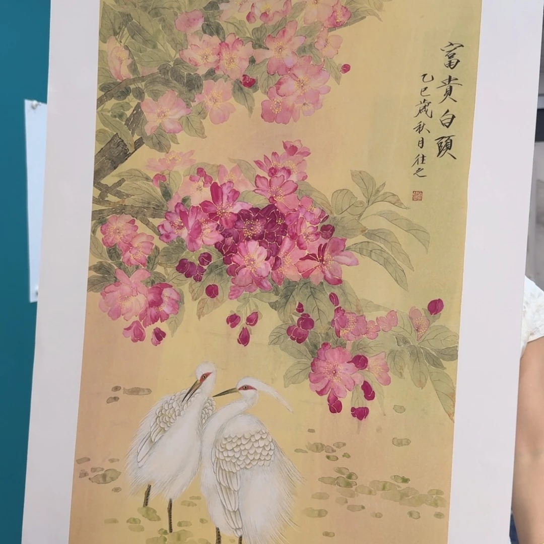 国画国画作品山水花鸟