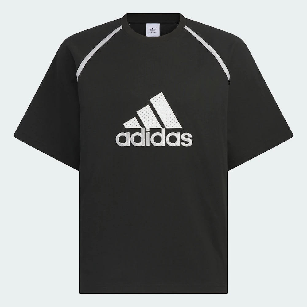 【玖伍AD】BADGE T-SHIRT 经典运动短袖圆领T恤KC3861