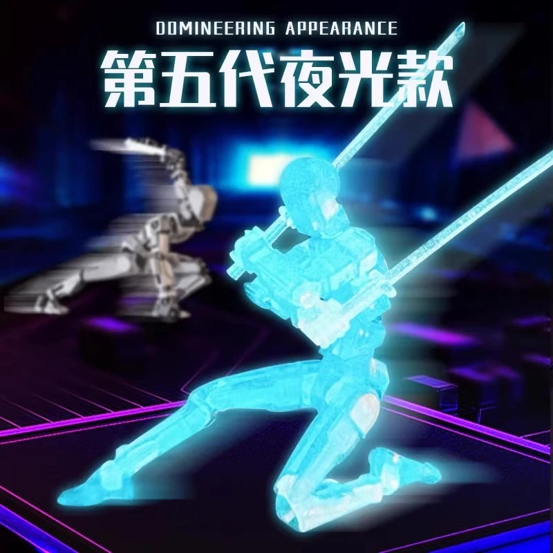 多关节dummy幸运小人可动人偶3D打印小人益智积木拼装创意玩具