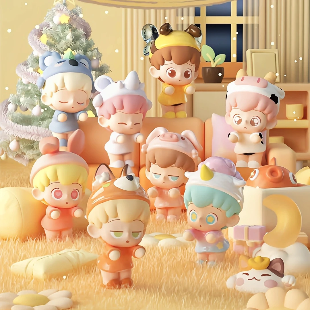 【拆盒】萌粒大乱斗转盘-欧潮玩盲盒