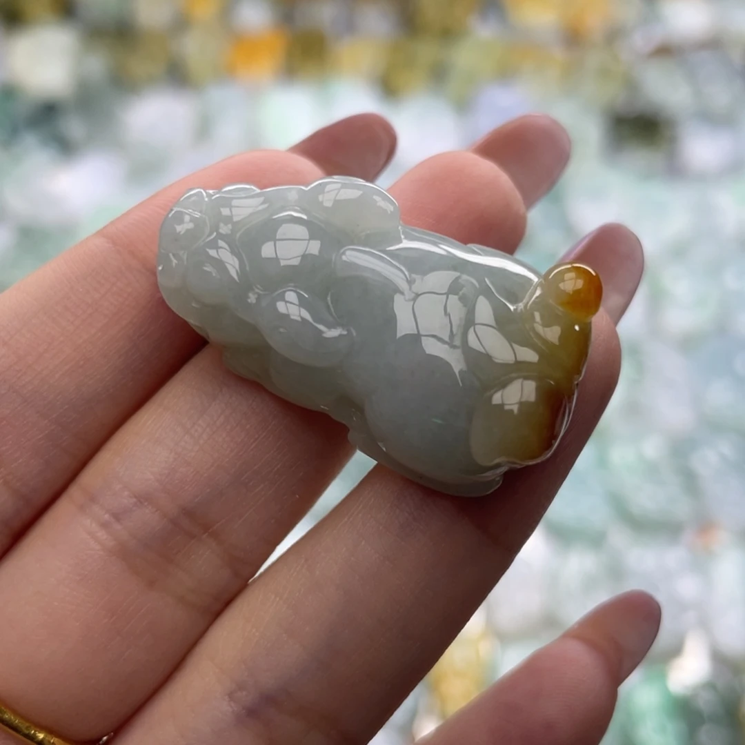 颈饰未镶嵌翡翠貔貅12