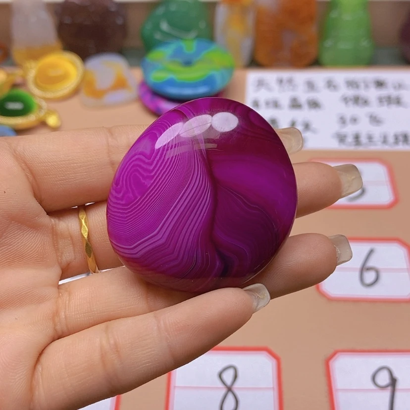 【闪购商品】玛瑙/玉髓玉牌未镶嵌火*