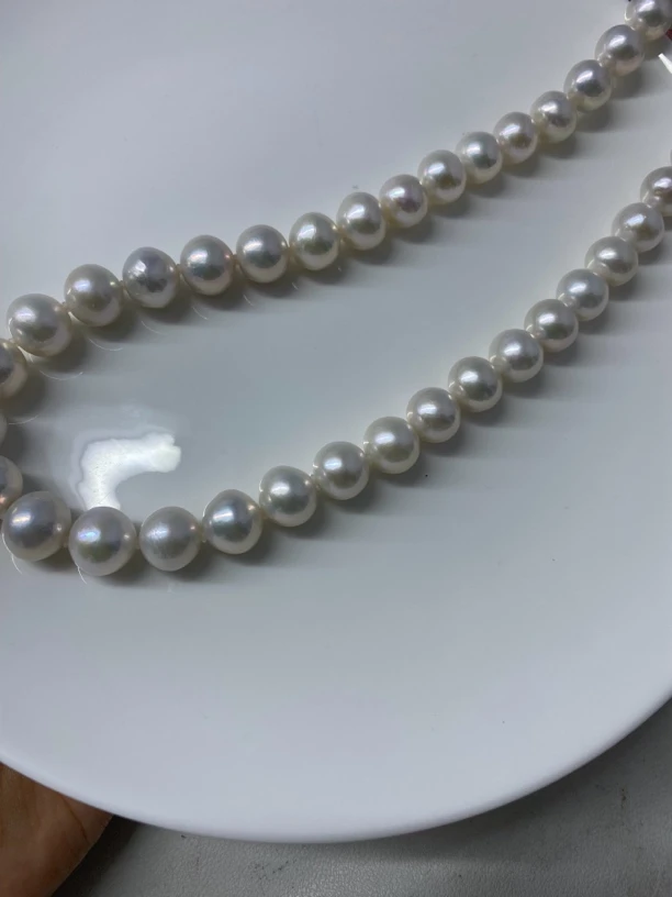 珍珠散珠项链白色时尚简约