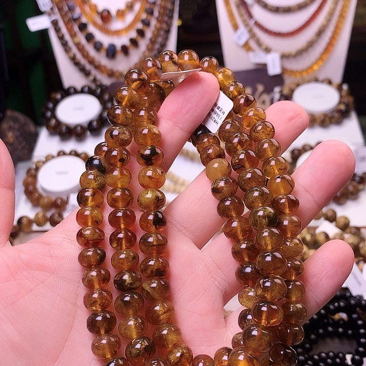 海***空琥珀未镶嵌裸石10-273