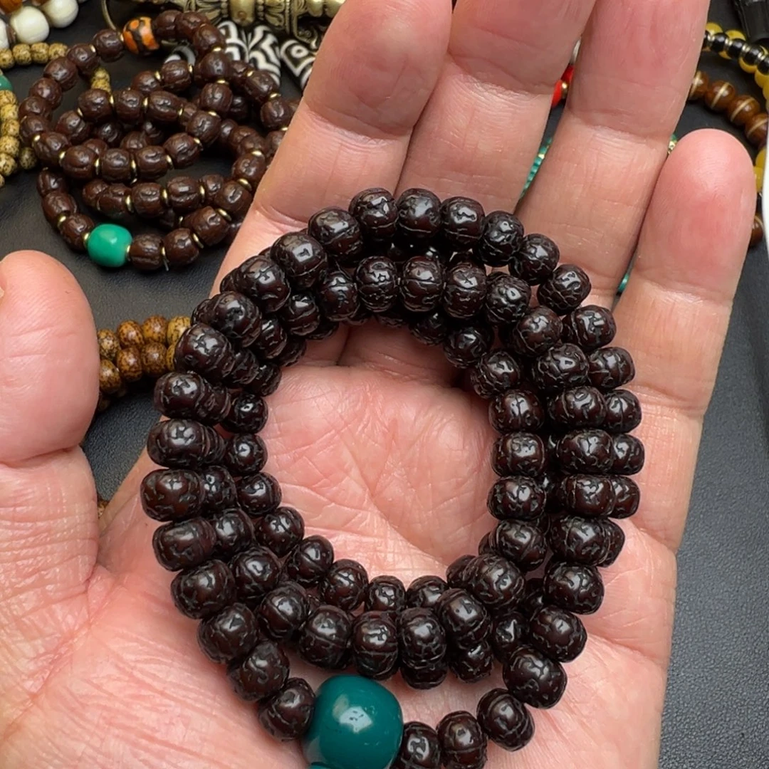 宁***城泥塑藏区金刚菩提108念珠