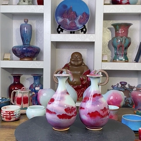 摆件羽*禹州神后钧瓷原产地~