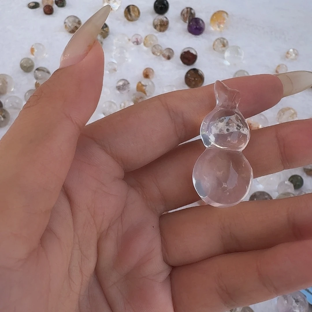 珠***生未镶嵌颈饰水晶葫芦