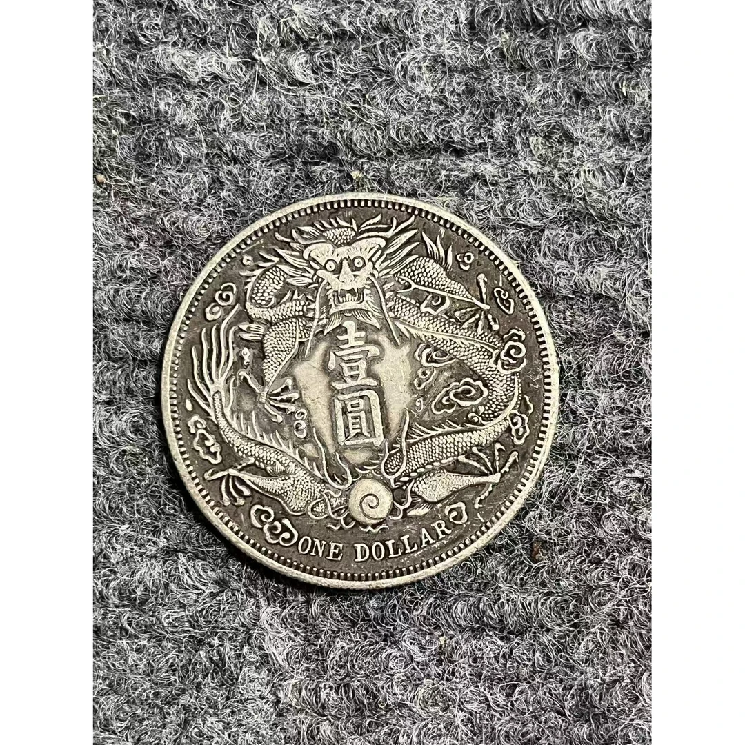 165【龙洋轩】精选手工复制仿古铜银复古纪念工艺摆件