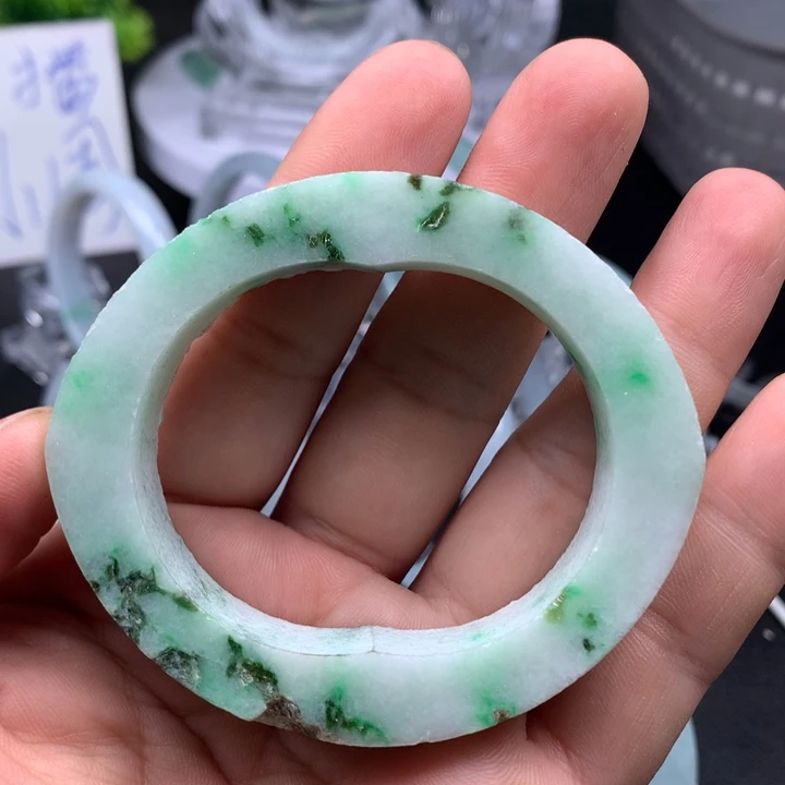 定制翡翠未镶嵌天然翡翠手镯翡翠手镯