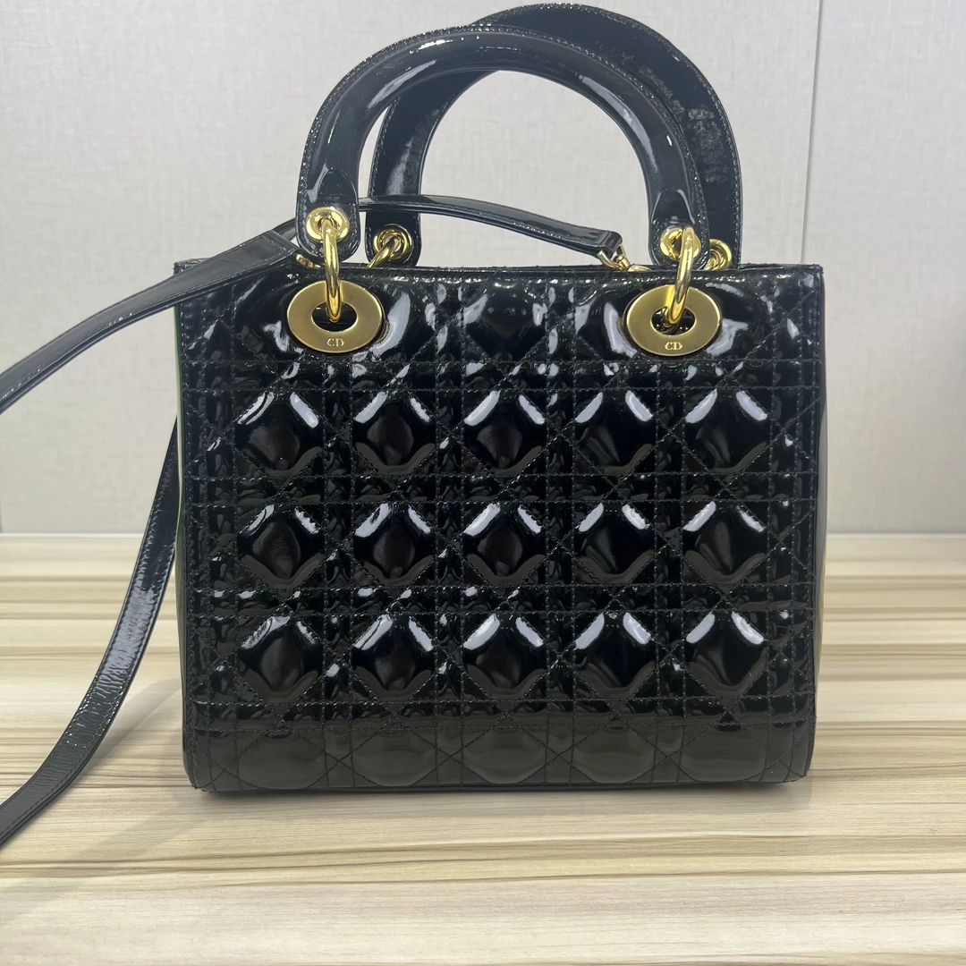 95新 DIOR/迪奥 玺越奢品  迪奥漆皮戴妃