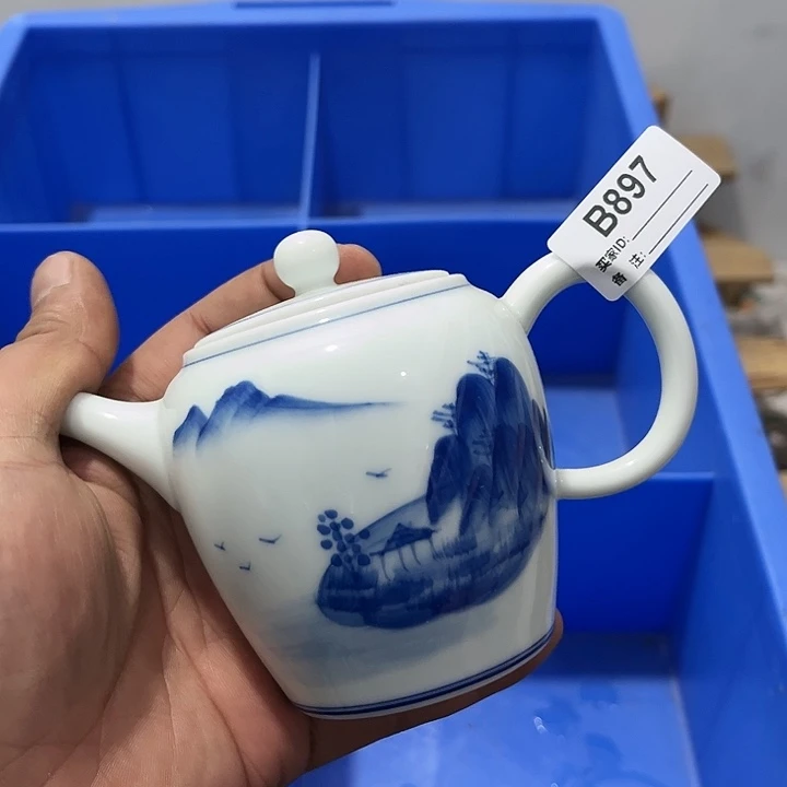 雾***霾茶具默认微瑕瓷器、茶具、壶、摆件，介意勿拍