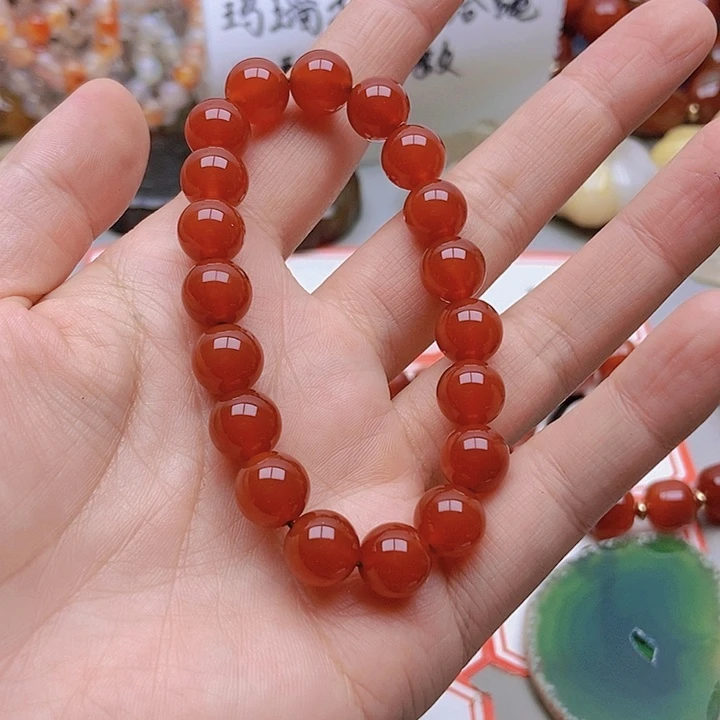 【闪购商品】未镶嵌玛瑙/玉髓珠宝半成品江**色