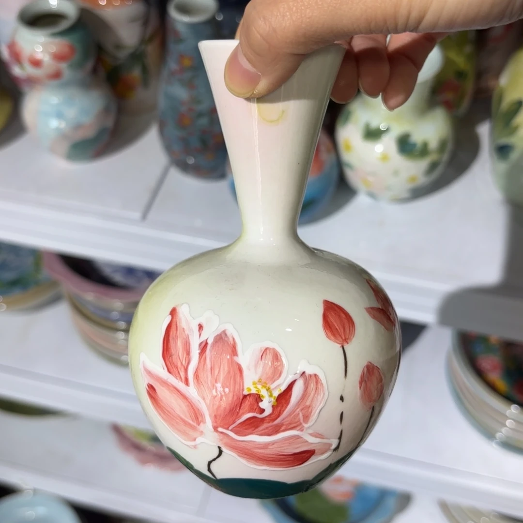 景德镇手绘高温釉下彩陶瓷茶具