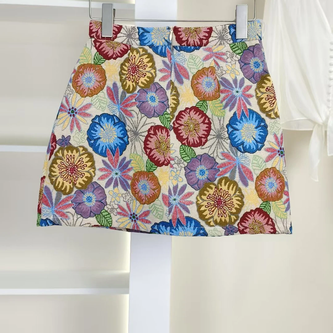 麦迪尚品【Miss-O】50522362 夏季民族风短半裙品牌撤柜