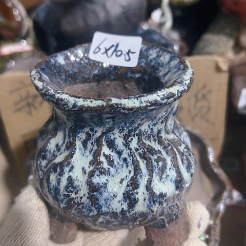 红陶粗陶花盆手工