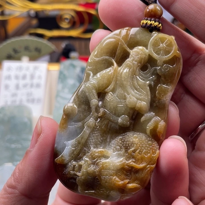 翡翠未镶嵌挂件玉