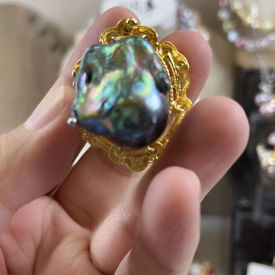 淡水珍珠吊坠(不含链)未镶嵌一**好【纯恬】