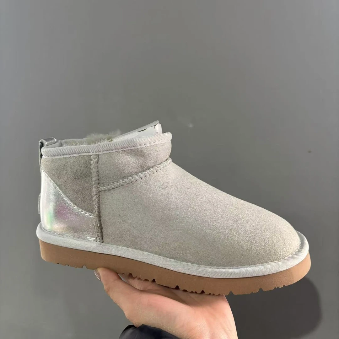 162 秋冬新款一脚蹬雪地靴女靴