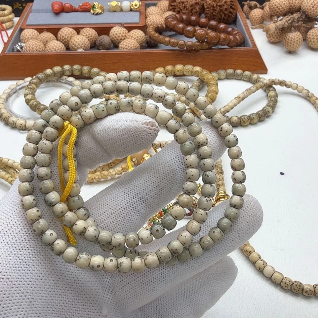 星月菩提手串26灭世糯冰大眼睛通体6左右108