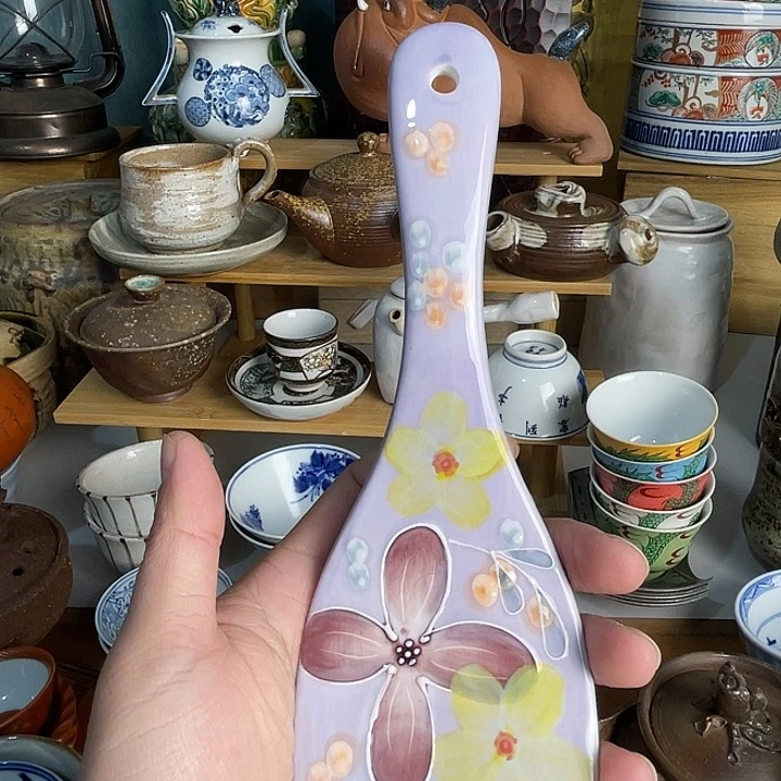 瓷片饭勺不错的好看的