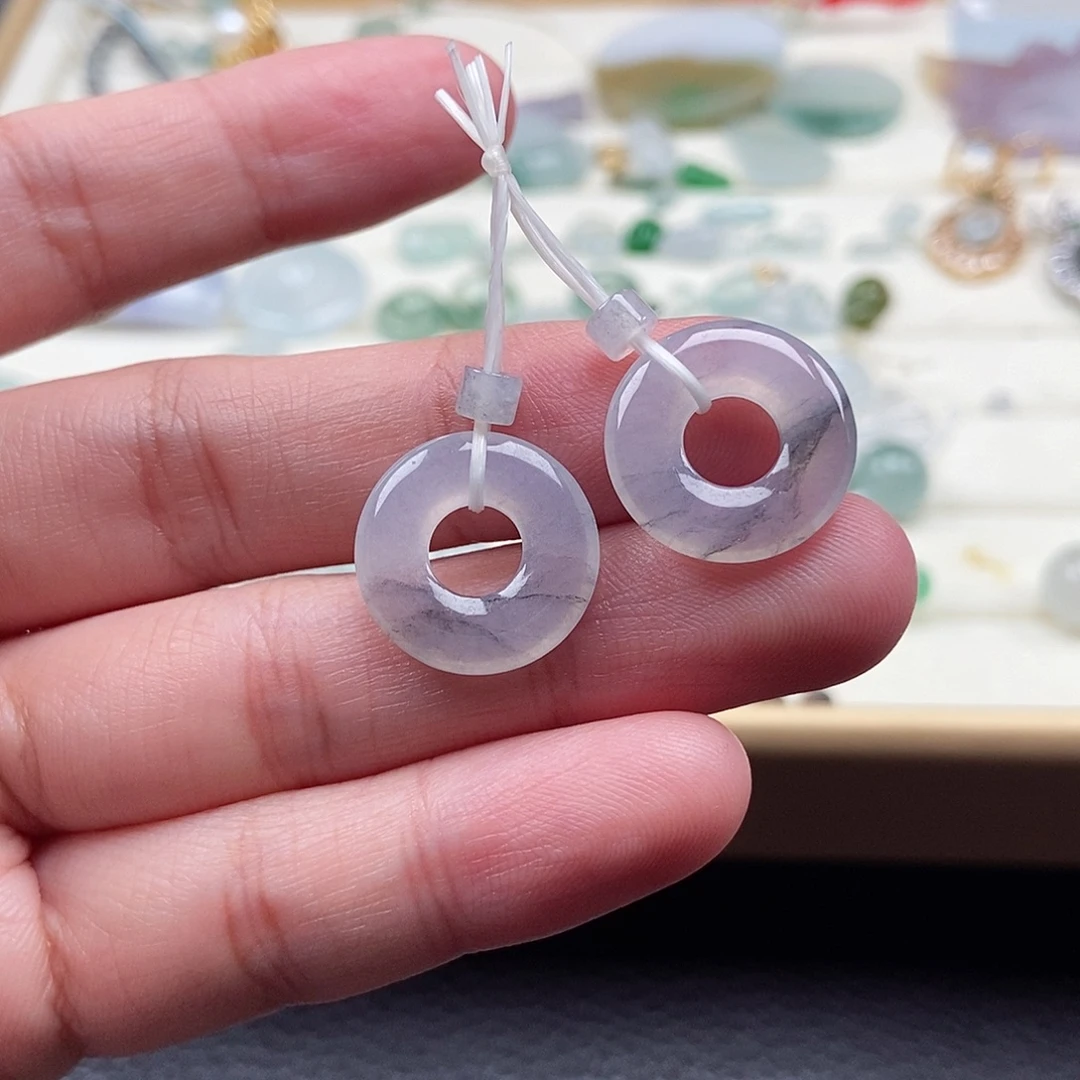 翡翠未镶嵌手链卡16.4