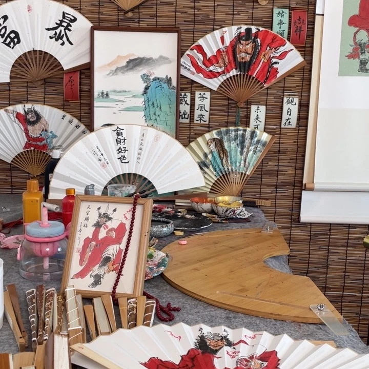 *****书法李老师6寸15方扇面