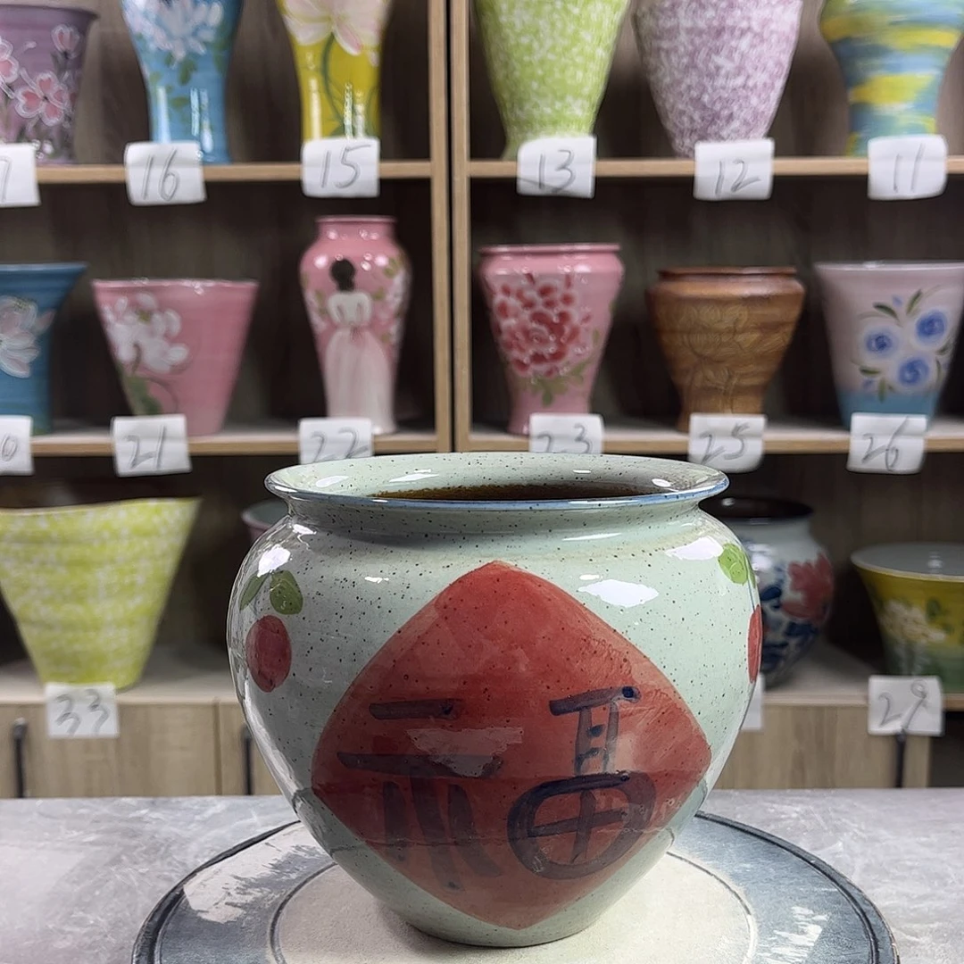 景德镇陶瓷花盆花盆