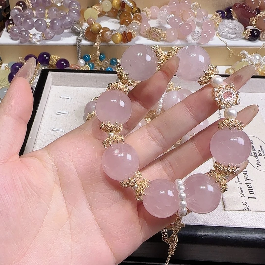 水晶手链未镶嵌把