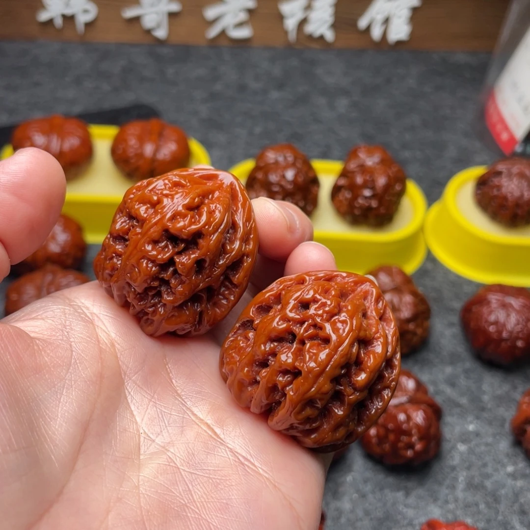 军***货文玩核桃吊坠文玩核桃 手把件 大粗筋 36