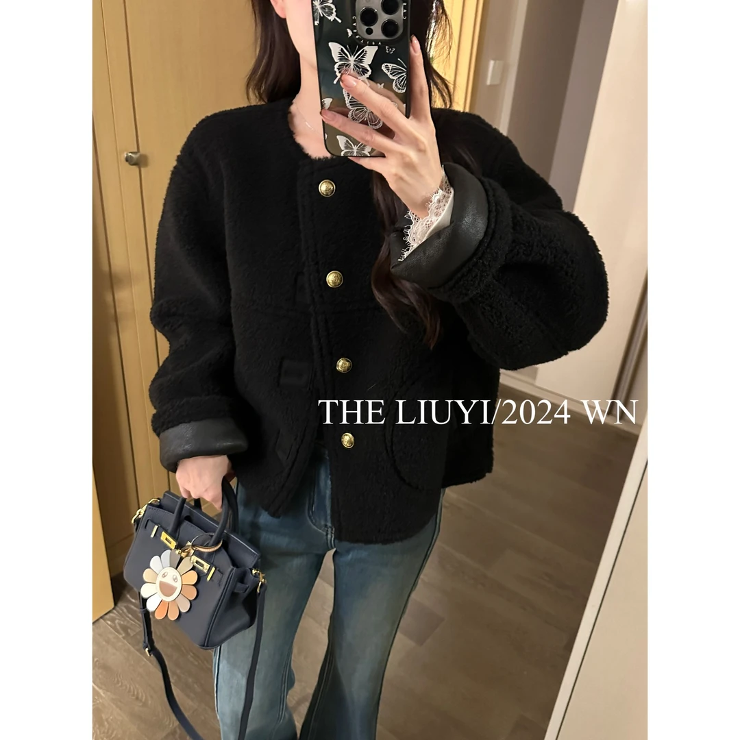 【LIUYI】慕尼黑~冬季两面穿毛毛外套411092