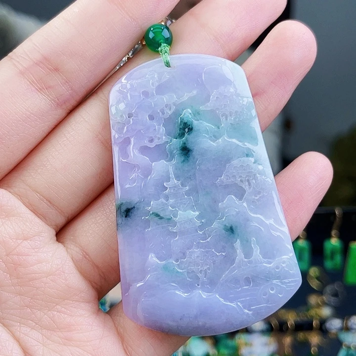 翡翠颈饰未镶嵌饰品