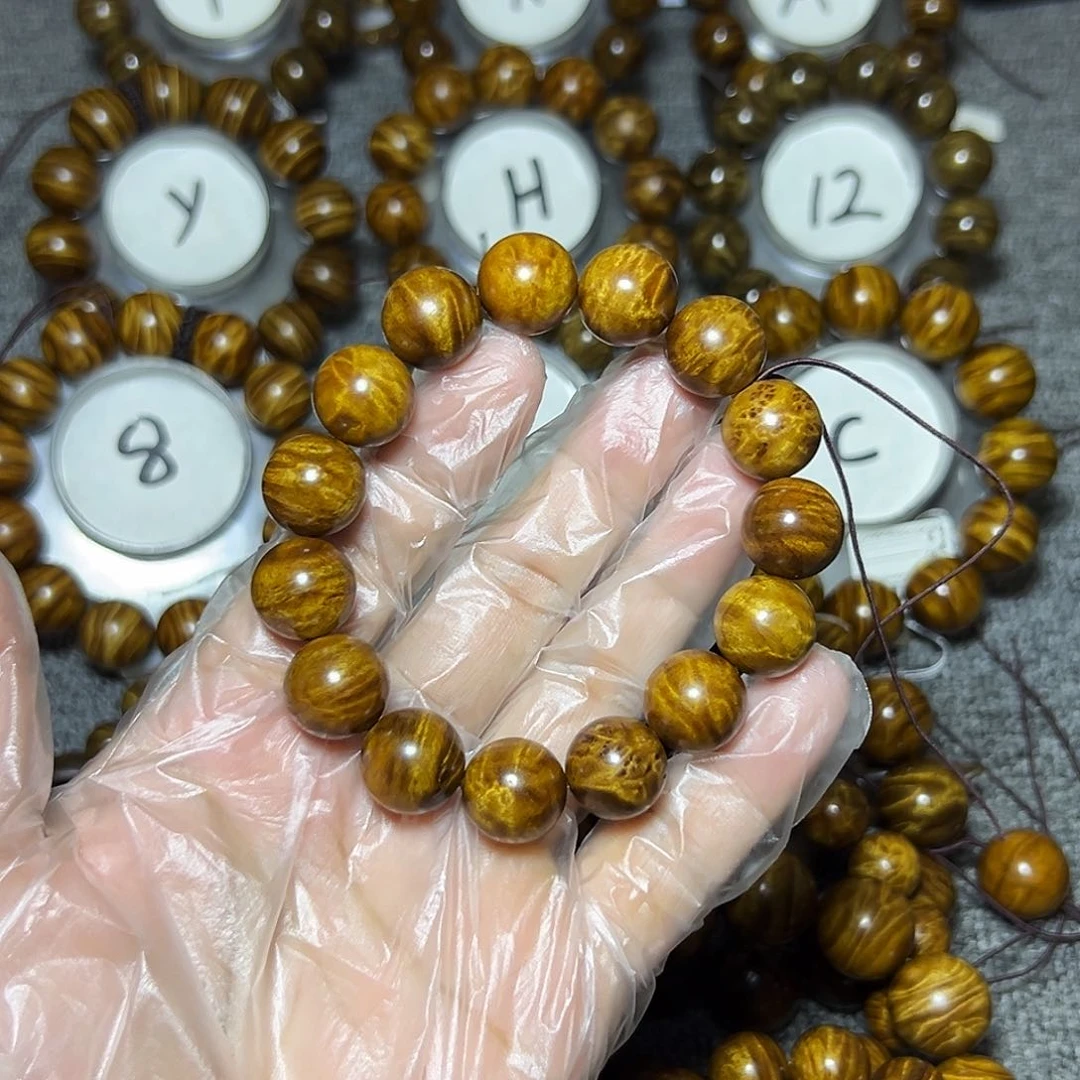 金丝楠手串/手链?****?小叶桢楠1.5