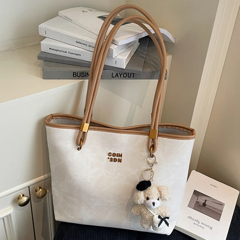 路遥大容量包包女新款单肩包百搭高颜值大学生30-40岁上课通勤托