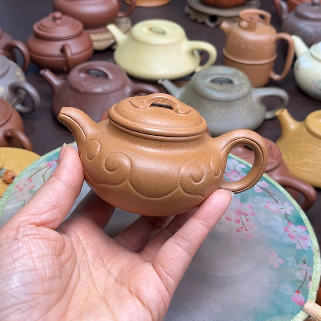 黑***牛紫砂茶壶手工制作原矿紫砂