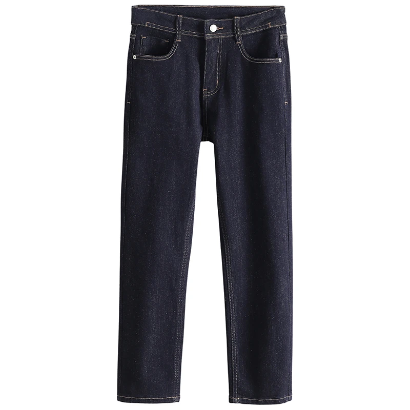 【伍莎-自营】韩版修身长裤弹力小脚牛仔裤#ZML55Z014