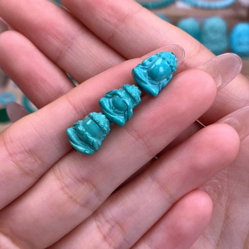 【闪购商品】绿松石雕刻未镶嵌